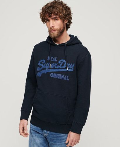 Herren Bestickter, Langärmeliger Hoodie - Größe: S - Xmas deals - Superdry - Modalova