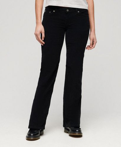 Damen Cord-Jeans mit Niedriger Leibhöhe und Ausgestelltem Bein - Größe: 32/32 - Xmas deals - Superdry - Modalova