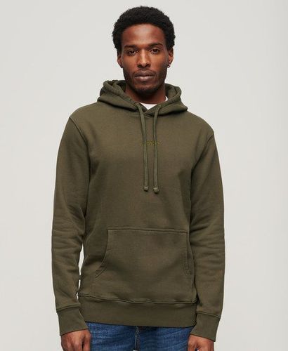 Herren Hoodie mit Lockerer Passform und Mikro-Logo - Größe: M - Superdry - Modalova