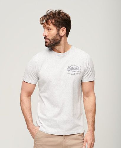Men's Heritage T-Shirt mit Vintage-Logo auf der Brust - Größe: S - Superdry - Modalova