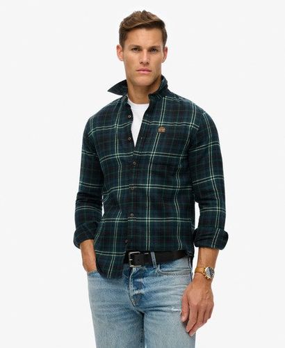 Herren Langärmeliges Holzfällerhemd aus Baumwolle - Größe: S - Superdry - Modalova
