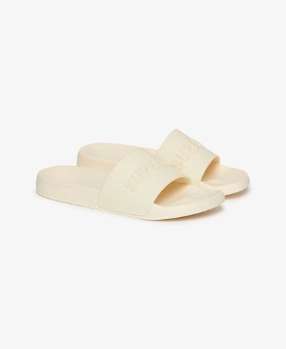 Women's Vegane Badesandalen mit Logo - Größe: 3-4 - Superdry - Modalova
