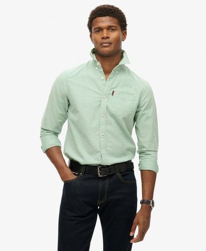 Men's Langärmeliges Oxfordhemd - Größe: M - Superdry - Modalova