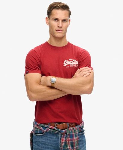 T-shirt Classique à Motif Vintage Logo Taille: S - Superdry - Modalova