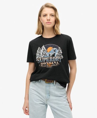 Damen Lässiges Travel Souvenir T-Shirt - Größe: 34 - Superdry - Modalova