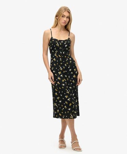 Robe Caraco Mi-longue Boutonnée Imprimée Taille: 38 - Superdry - Modalova