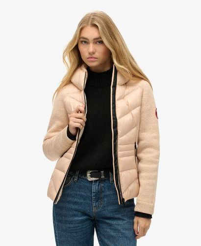 Damen Storm Hybridstrickjacke mit Kapuze - Größe: 44 - Superdry - Modalova