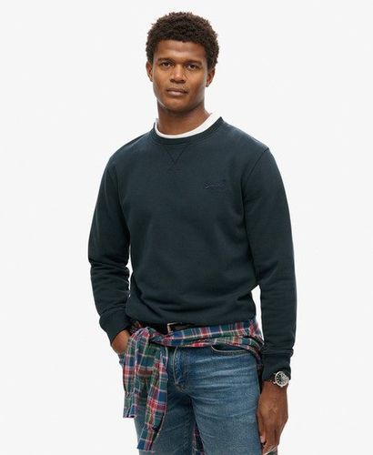 Herren Essential Logo Sweatshirt mit Rundhalsausschnitt - Größe: M - Superdry - Modalova