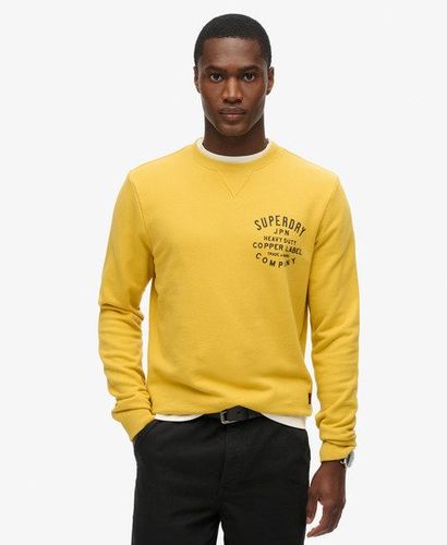 Herren Copper Label Grafik-sweatshirt mit Rundhalsausschnitt - Größe: M - Superdry - Modalova