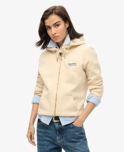 Damen Essential Kapuzenjacke mit Logo, Größe: 40 - Superdry - Modalova