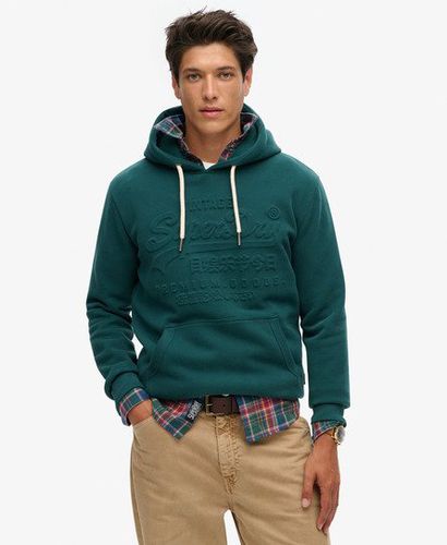 Herren Hoodie mit Geprägter Grafik - Größe: M - Superdry - Modalova