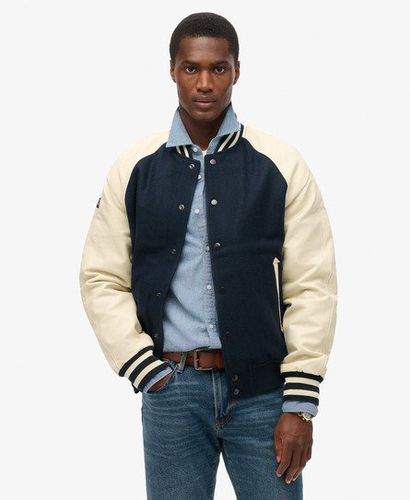 Men's College Varsity Bomberjacke - Größe: L - Superdry - Modalova