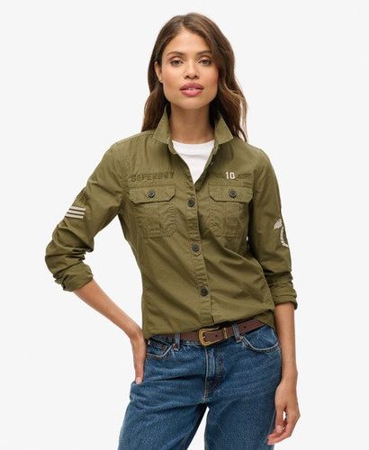Damen Hemd im Militär-stil - Größe: 36 - Superdry - Modalova