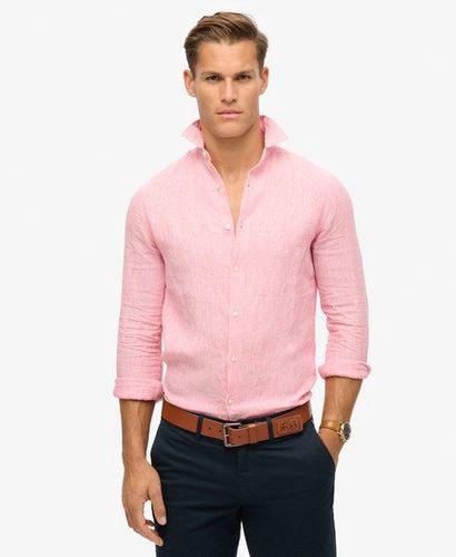 Herren Lässiges Leinen-langarmhemd - Größe: Xxl - Superdry - Modalova