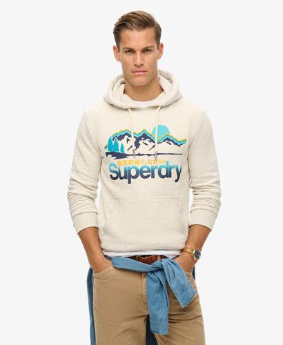 Herren und Great Outdoors Hoodie mit Grafik, Größe: XL - Superdry - Modalova