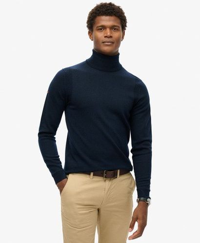 Pull à col Roulé en Laine Mérinos Taille: L - Superdry - Modalova