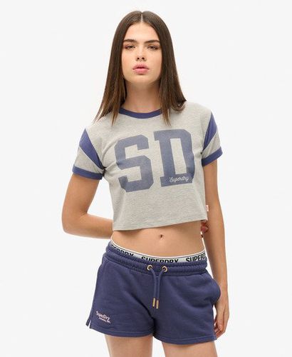 Damen Essential Shorts mit Logo - Größe: 40 - Superdry - Modalova