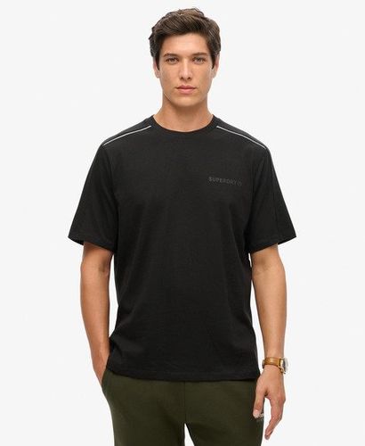 Herren Tech T-shirt mit Lässiger Passform und Logo - Größe: L - Superdry - Modalova