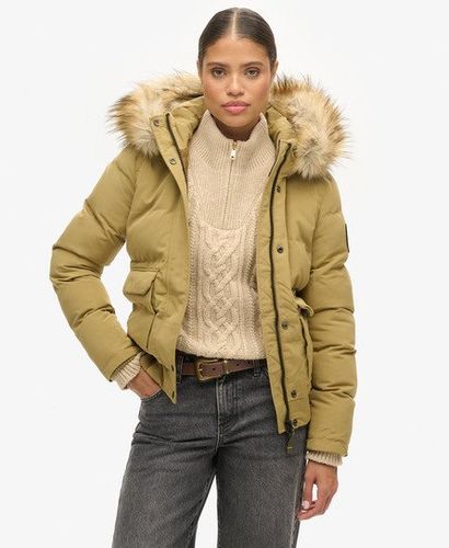 Damen Everest Bomberjacke mit Kapuze - Größe: 40 - Superdry - Modalova