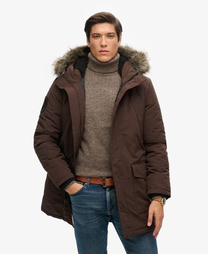 Herren Everest Parka mit Kunstfellkapuze - Größe: S - Xmas deals - Superdry - Modalova