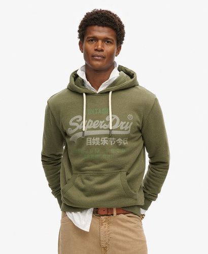 Herren Klassischer Heritage Hoodie mit Vintage-Logo - Größe: S - Superdry - Modalova