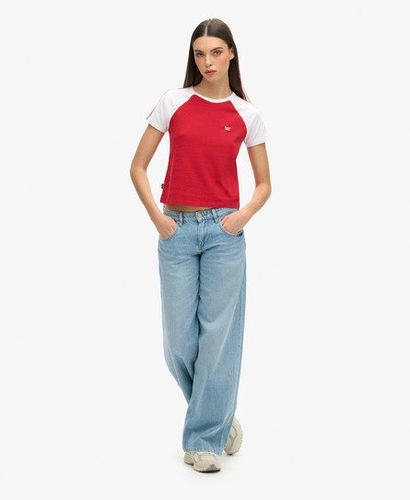 Damen Kultige Baggy Jeans mit Mittlerer Leibhöhe - Größe: 28/30 - Superdry - Modalova