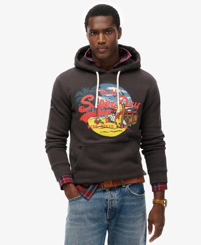 Men's LA Hoodie mit Grafik - Größe: L - Superdry - Modalova