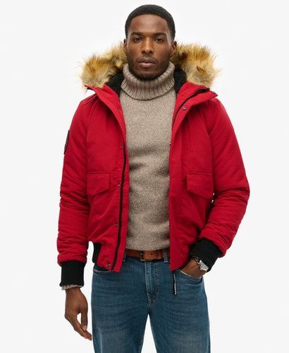 Herren Everest Bomber-steppjacke mit Kapuze - Größe: L - Superdry - Modalova