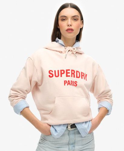 Damen Locker Geschnittenes Sport Luxe Hoodie - Größe: 38 - Xmas deals - Superdry - Modalova