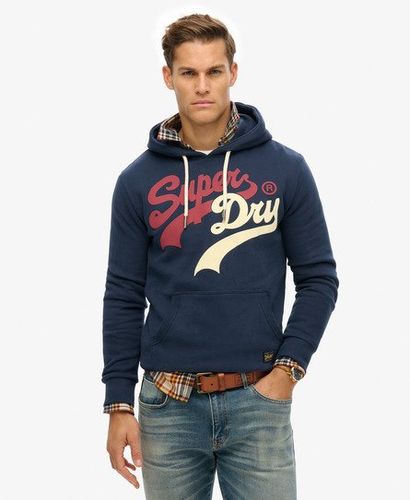 Herren Classic College Hoodie mit Schriftzug - Größe: M - Superdry - Modalova
