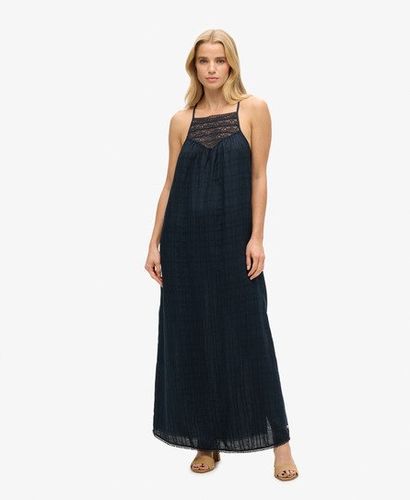 Damen Maxi-strandkleid mit Spitze und Nackenträger - Größe: 34 - Superdry - Modalova