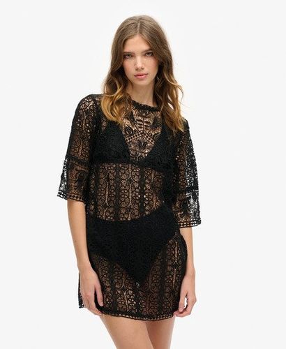 Damen Strand-minikleid mit Spitze - Größe: 14-16 - Superdry - Modalova