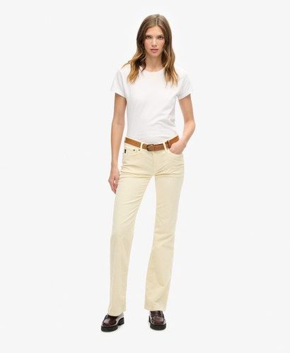 Jean évasé Taille Basse en Velours Côtelé Taille: 26/30 - Superdry - Modalova