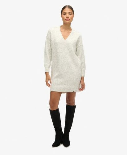 Robe Pull en Maille à col en V Taille: 42 - Superdry - Modalova