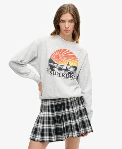 Damen Locker Geschnittenes Travel Souvenir Sweatshirt - Größe: 44 - Xmas deals - Superdry - Modalova