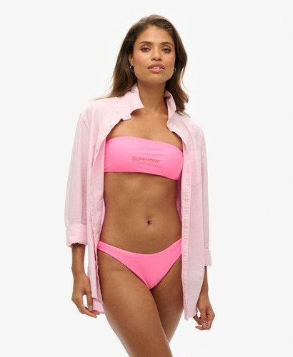 Damen Brasilianisches Bikinihöschen mit Logo - Größe: 42 - Superdry - Modalova