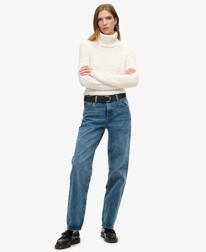 Damen Jeans aus Bio-Baumwolle mit Mittlerer Leibhöhe - Größe: 32/30 - Superdry - Modalova