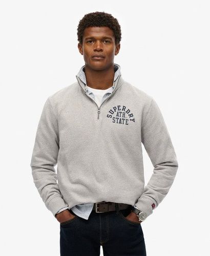 Herren Athletic Essentials Sweatshirt mit Halbem Reißverschluss - Größe: L - Superdry - Modalova