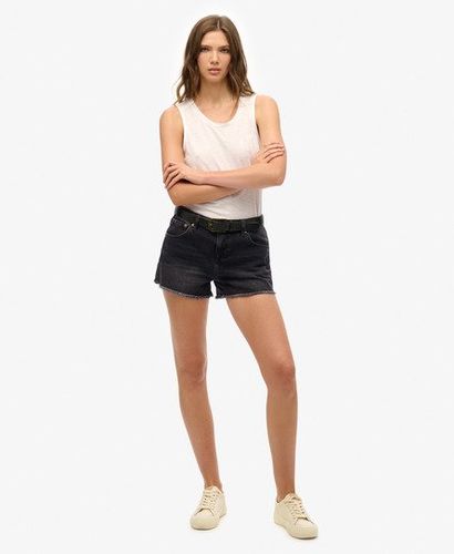 Women's Hot Jeansshorts mit Mittlerer Leibhöhe - Größe: 30 - Superdry - Modalova