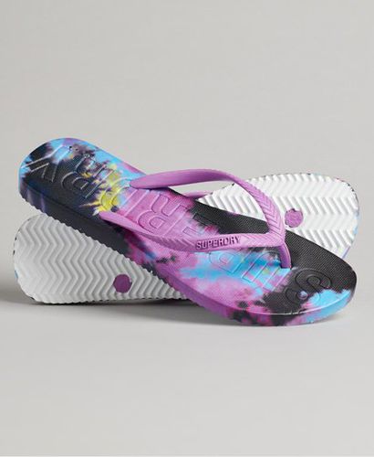 Women's Code Flip-Flops mit Batikdesign - Größe: M - Superdry - Modalova