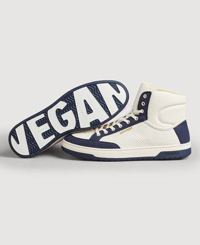 Men's Vegane Vintage Basket High Sneaker Marineblau - Größe: 45 - Superdry - Modalova