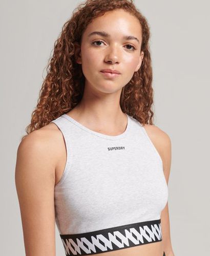 Women's Elastisches Bustier mit Logografik - Größe: 36 - Black Friday & weitere Preisnachlässe - Superdry - Modalova