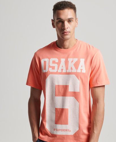 Herren Code Classic Osaka T-Shirt Bedruckt, Größe: S - Größe: S - Superdry - Modalova