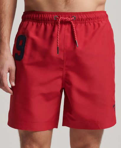 Herren Polo Badeshorts aus Recyceltem Material - Größe: L - Xmas deals - Superdry - Modalova