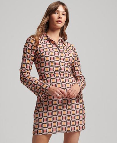 Women's Bedrucktes Mini-Hemdkleid - Größe: 40 - Superdry - Modalova