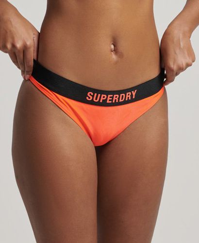 Women's Elastisches Bikinihöschen aus Recyceltem Material - Größe: 42 - Xmas deals - Superdry - Modalova