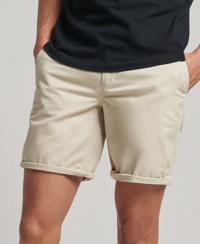 Herren Schmal Geschnittene Stretch-Chinoshorts, Größe: 32 - Größe: 32 - Xmas deals - Superdry - Modalova