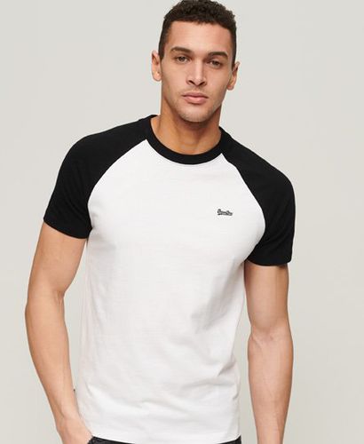 Men's Essential Baseball-T-Shirt aus Bio-Baumwolle mit Logo - Größe: Xxl - Superdry - Modalova
