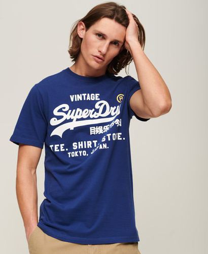 Men's Klassisches Vintage Logo Store T-Shirt - Größe: L - Superdry - Modalova