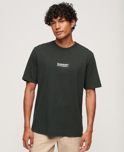 Men's Locker Geschnittenes Tech T-Shirt mit Grafik - Größe: M - Superdry - Modalova
